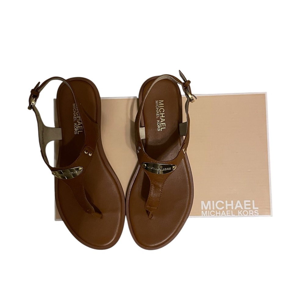 Michael Kors Leather Sandals - SZ 6M